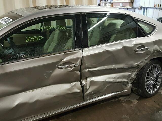 4T1BK1EBXGU222384 - 2016 TOYOTA AVALON XLE TAN photo 9