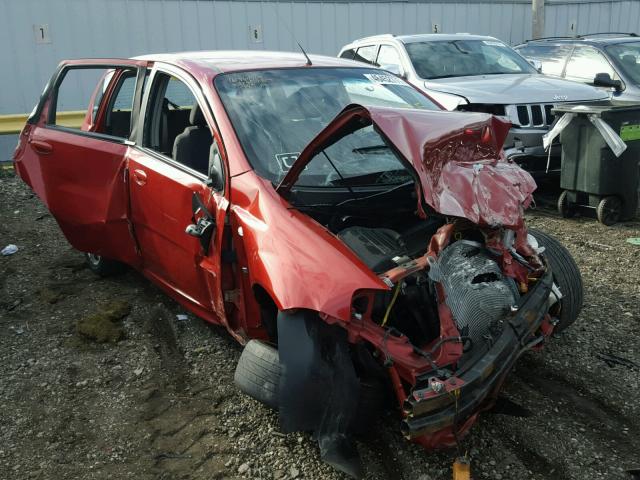 KL1TD666X8B190624 - 2008 CHEVROLET AVEO BASE RED photo 1