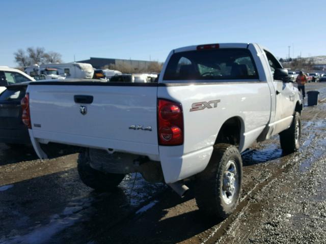 3D7KS26L29G540934 - 2009 DODGE RAM 2500 WHITE photo 4