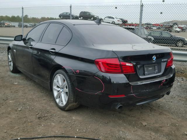 WBAFU7C56CDU64483 - 2012 BMW 535 XI BLACK photo 3