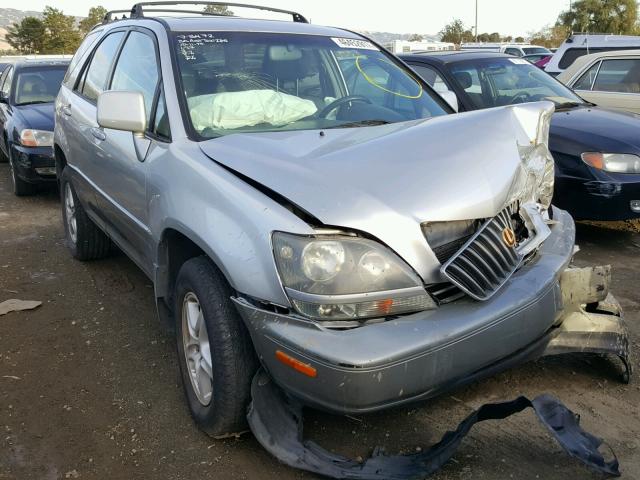 JT6HF10U1X0062017 - 1999 LEXUS RX 300 SILVER photo 1