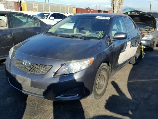 1NXBU4EE3AZ323439 - 2010 TOYOTA COROLLA BA CHARCOAL photo 2