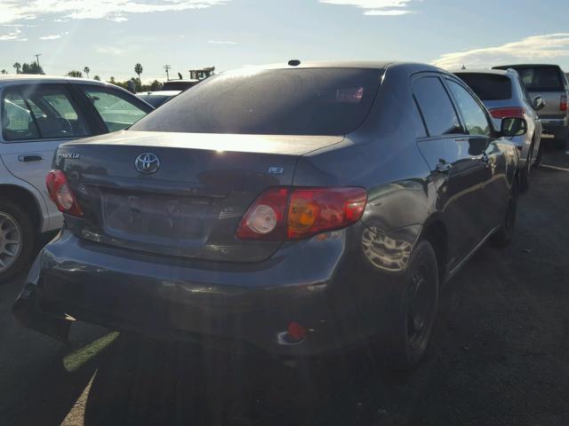 1NXBU4EE3AZ323439 - 2010 TOYOTA COROLLA BA CHARCOAL photo 4