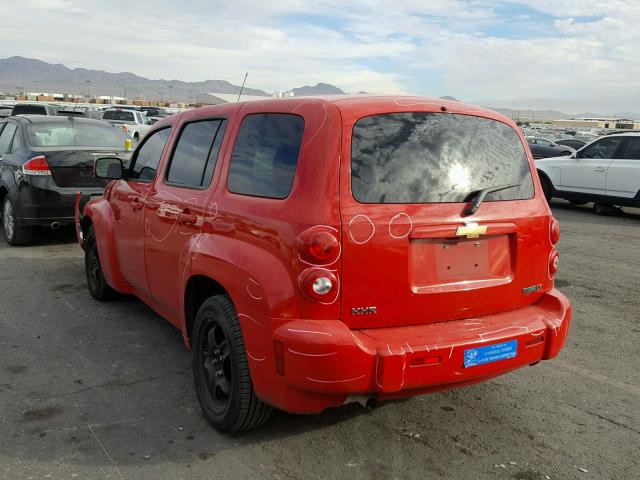 3GNBABFW7BS593033 - 2011 CHEVROLET HHR LT RED photo 3