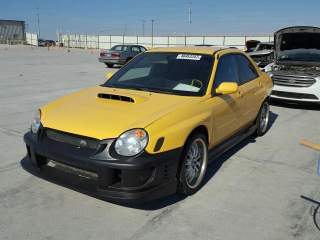 JF1GD29683G506506 - 2003 SUBARU IMPREZA WR YELLOW photo 2