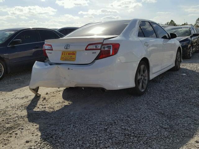 4T1BF1FK7EU349352 - 2014 TOYOTA CAMRY L WHITE photo 4