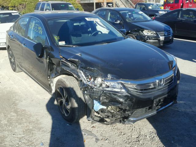 1HGCR2F36GA123341 - 2016 HONDA ACCORD LX BLACK photo 1