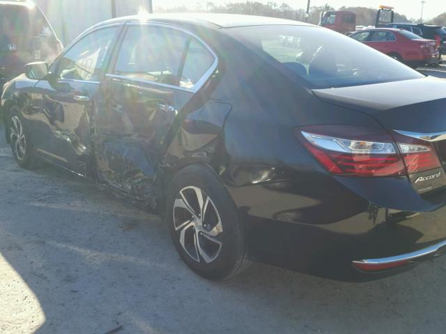 1HGCR2F36GA123341 - 2016 HONDA ACCORD LX BLACK photo 9