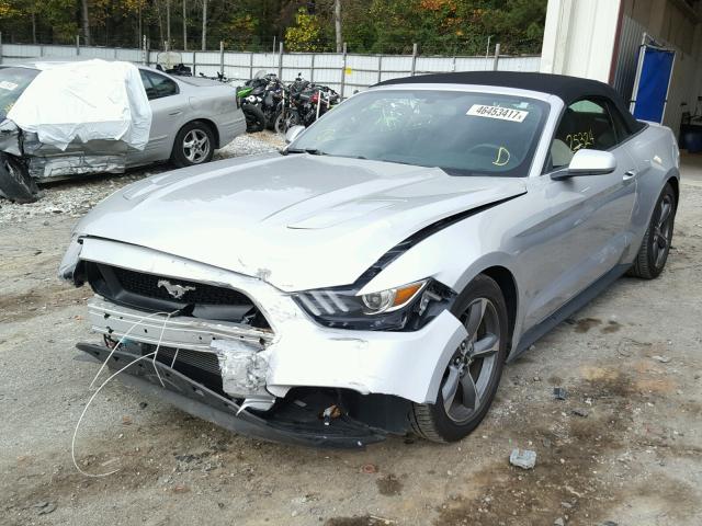1FATP8EM3G5257689 - 2016 FORD MUSTANG SILVER photo 2