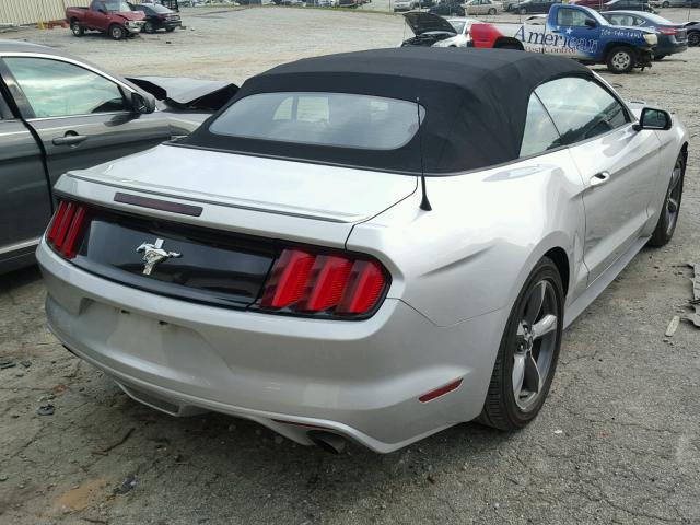 1FATP8EM3G5257689 - 2016 FORD MUSTANG SILVER photo 4