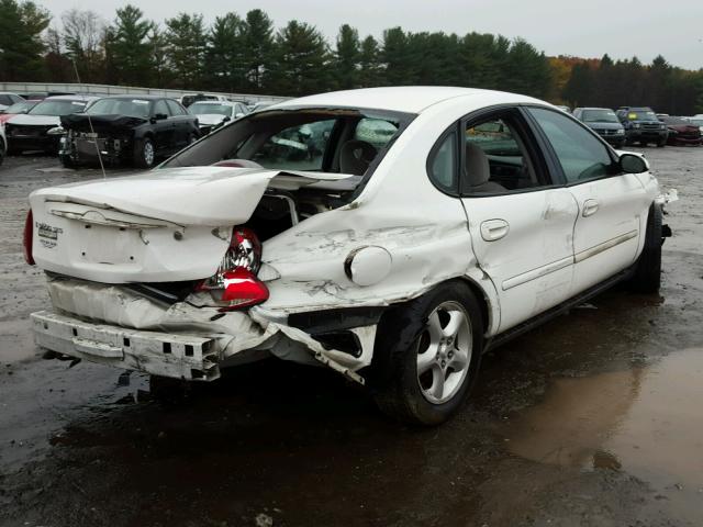 1FAFP55U0YA254334 - 2000 FORD TAURUS SES WHITE photo 4