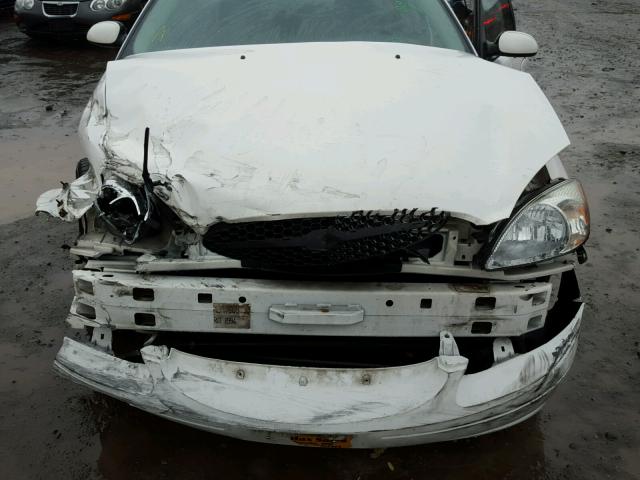 1FAFP55U0YA254334 - 2000 FORD TAURUS SES WHITE photo 7