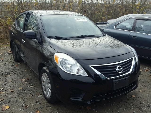 3N1CN7AP5DL822775 - 2013 NISSAN VERSA S BLACK photo 1