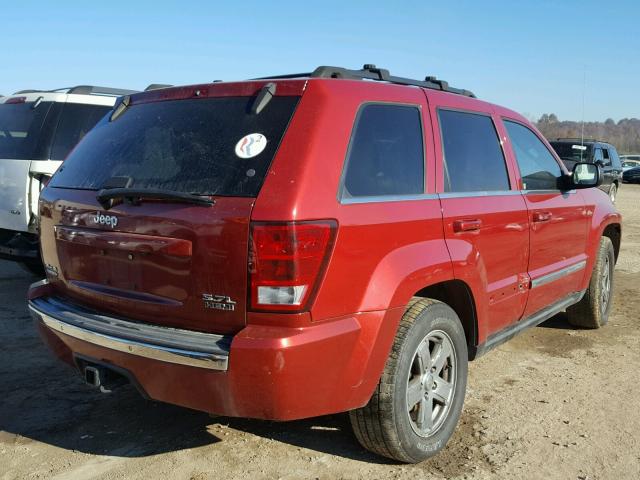 1J8HR582X6C335908 - 2006 JEEP GRAND CHER RED photo 4