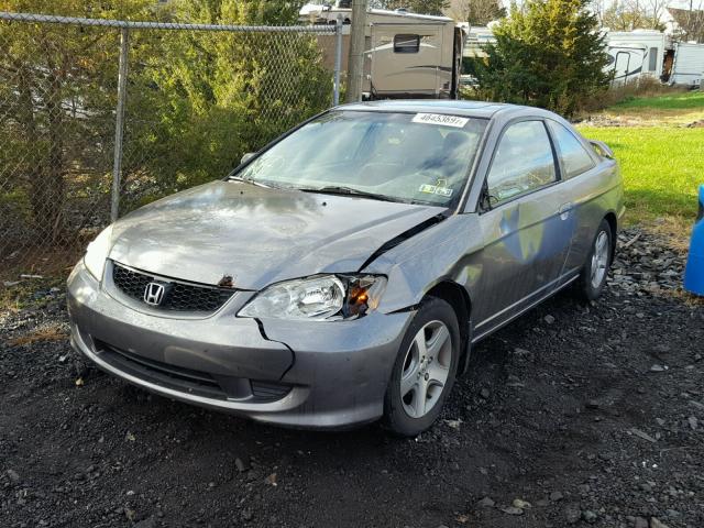 1HGEM22014L076514 - 2004 HONDA CIVIC GRAY photo 2