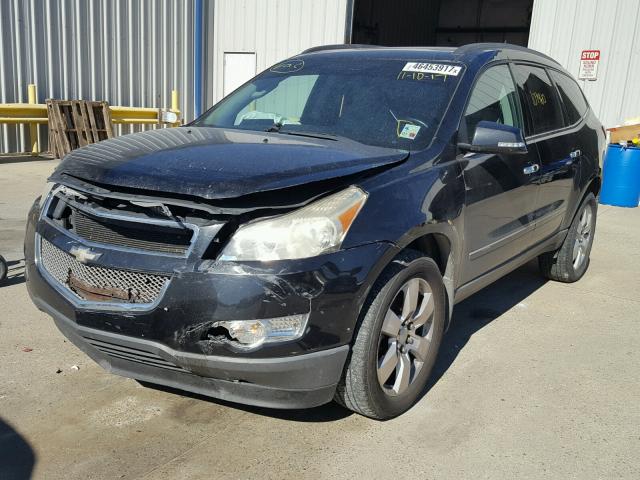 1GNLRHED8AS154899 - 2010 CHEVROLET TRAVERSE L BLACK photo 2