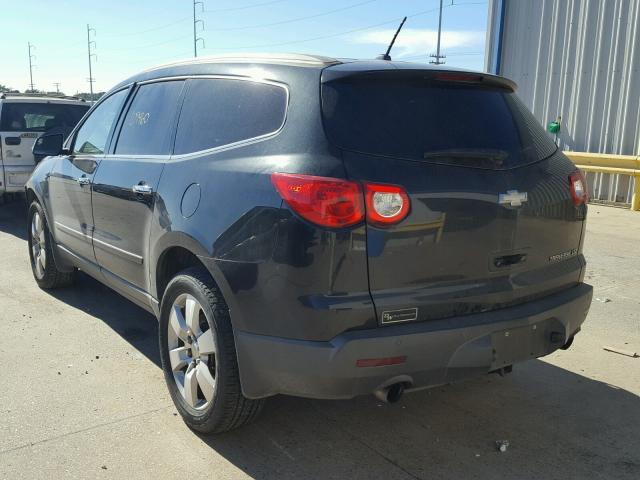 1GNLRHED8AS154899 - 2010 CHEVROLET TRAVERSE L BLACK photo 3