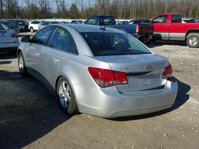 1G1PC5SB8E7293039 - 2014 CHEVROLET CRUZE LT SILVER photo 3