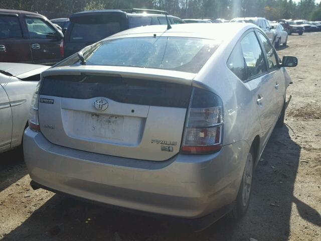 JTDKB20U157017762 - 2005 TOYOTA PRIUS SILVER photo 4