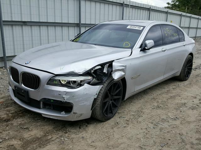 WBAKC8C59BC433420 - 2011 BMW 750LI SILVER photo 2