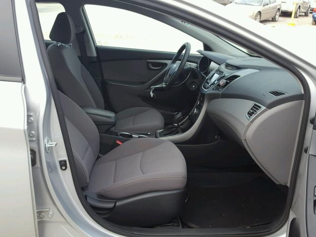 KMHDH4AE4FU381246 - 2015 HYUNDAI ELANTRA SE SILVER photo 5