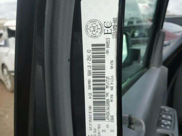 1J4PN2GK1AW160884 - 2010 JEEP LIBERTY SP BLACK photo 4