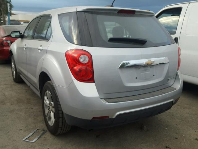 1GNALAEK8FZ144760 - 2015 CHEVROLET EQUINOX LS Gümüş foto 3