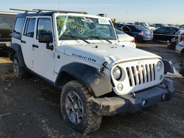 1C4BJWFG2GL103345 - 2016 JEEP WRANGLER U WHITE photo 1