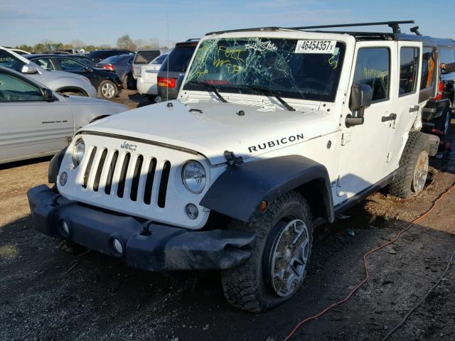 1C4BJWFG2GL103345 - 2016 JEEP WRANGLER U WHITE photo 2