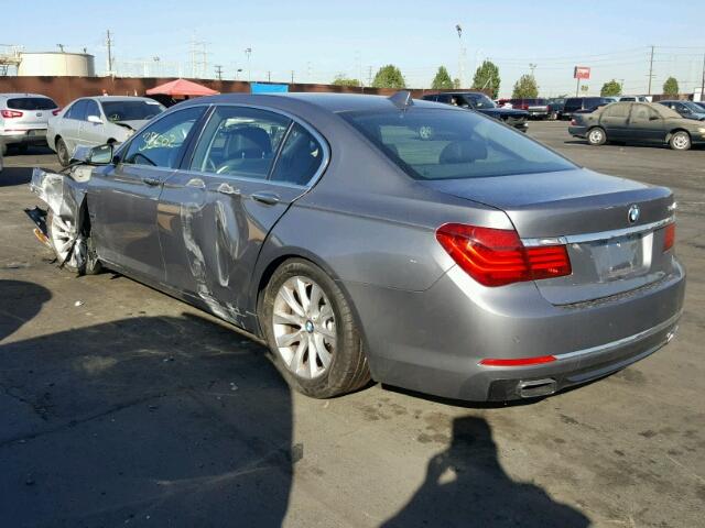 WBAYE4C57FD946789 - 2015 BMW 740 LI GRAY photo 3