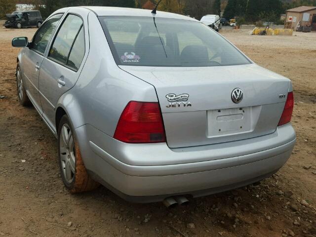 3VWSE69M03M107406 - 2003 VOLKSWAGEN JETTA SILVER photo 3