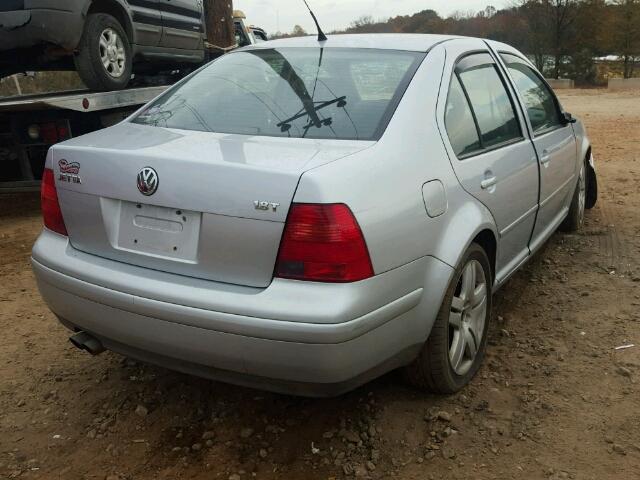 3VWSE69M03M107406 - 2003 VOLKSWAGEN JETTA SILVER photo 4