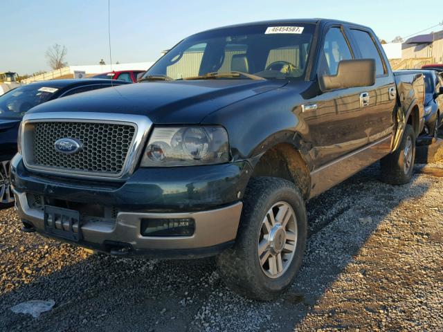 1FTPW14575FA85982 - 2005 FORD F150 SUPER GREEN photo 2