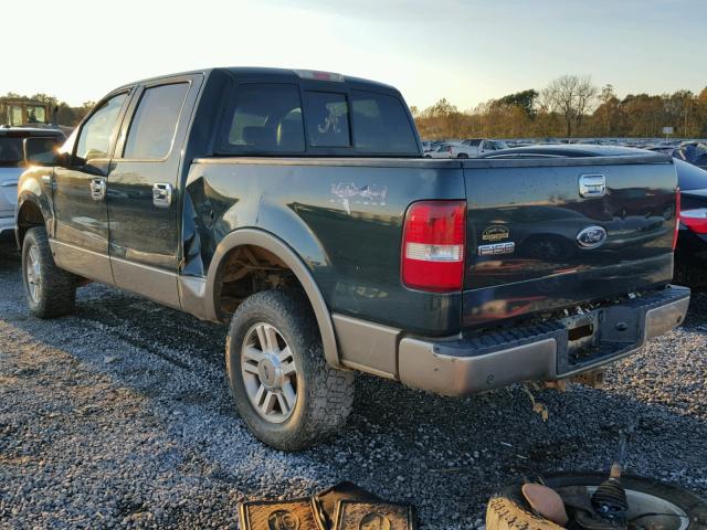 1FTPW14575FA85982 - 2005 FORD F150 SUPER GREEN photo 3