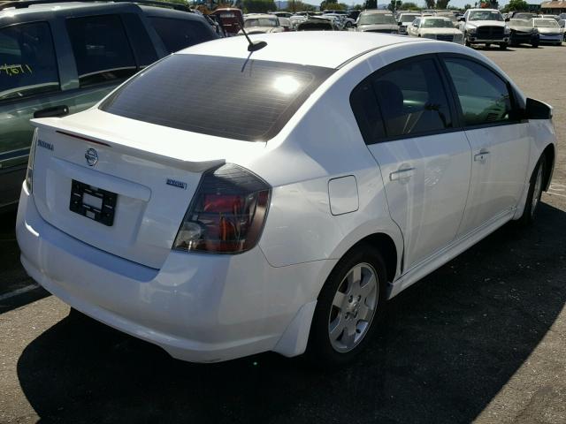 3N1AB6AP1CL632111 - 2012 NISSAN SENTRA 2.0 WHITE photo 4