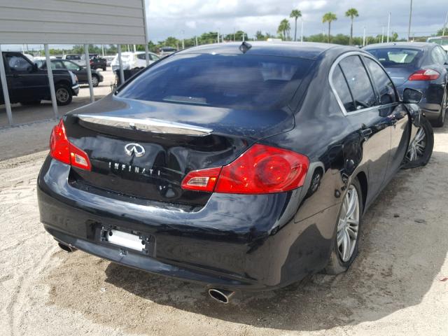 JN1DV6AP4CM812337 - 2012 INFINITI G25 BASE BLACK photo 4