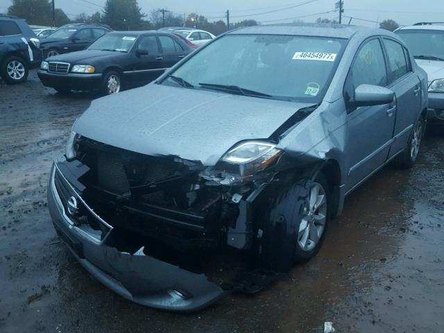 3N1AB6AP2CL737708 - 2012 NISSAN SENTRA 2.0 SILVER photo 2