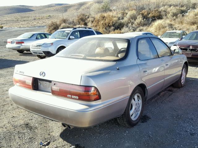 JT8VK13T9P0220340 - 1993 LEXUS ES TAN photo 4