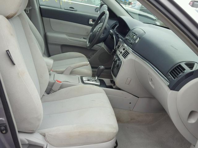 5NPET46F08H363963 - 2008 HYUNDAI SONATA GLS SILVER photo 5