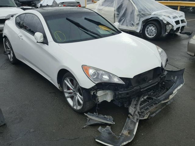 KMHHU6KH4AU024658 - 2010 HYUNDAI GENESIS CO WHITE photo 1