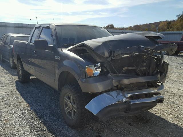 1FTRX14W87FB29263 - 2007 FORD F150 GRAY photo 1