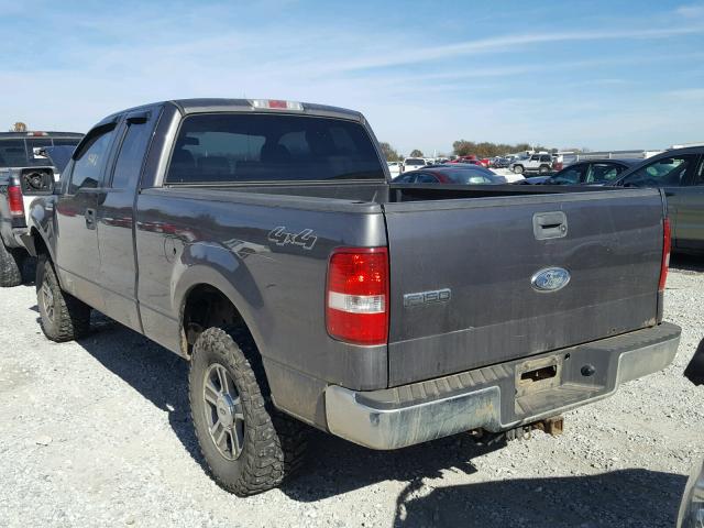 1FTRX14W87FB29263 - 2007 FORD F150 GRAY photo 3