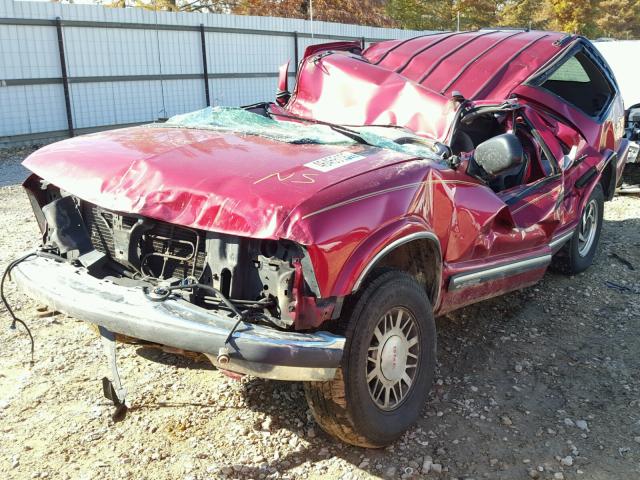 1GNDT13WX12200752 - 2001 CHEVROLET BLAZER RED photo 9