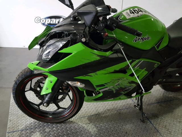 JKAEX8A13EA007124 - 2014 KAWASAKI EX300 A GREEN photo 9