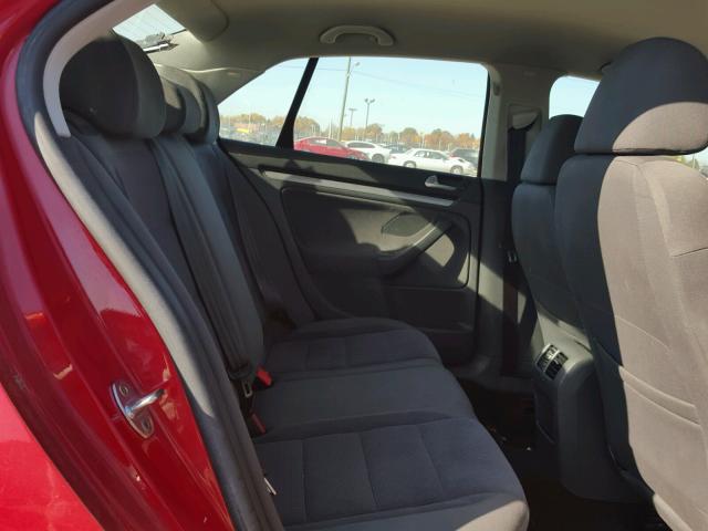 3VWJM71K88M013005 - 2008 VOLKSWAGEN JETTA S 红色 照片 6