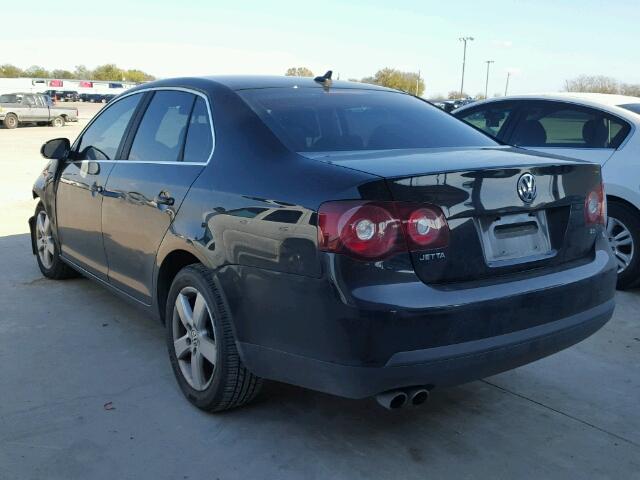 3VWRM71K08M102778 - 2008 VOLKSWAGEN JETTA SE Qara foto 3