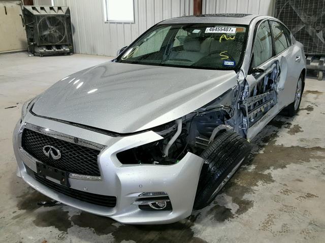 JN1EV7AP3HM739432 - 2017 INFINITI Q50 PREMIU SILVER photo 2