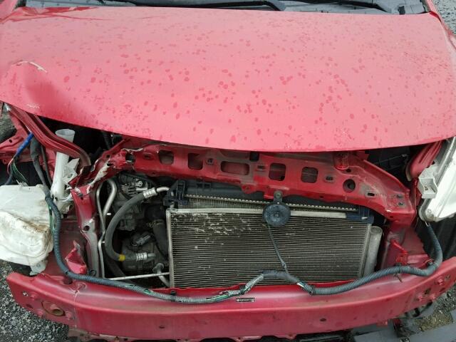 JTDBT923471115457 - 2007 TOYOTA YARIS RED photo 7