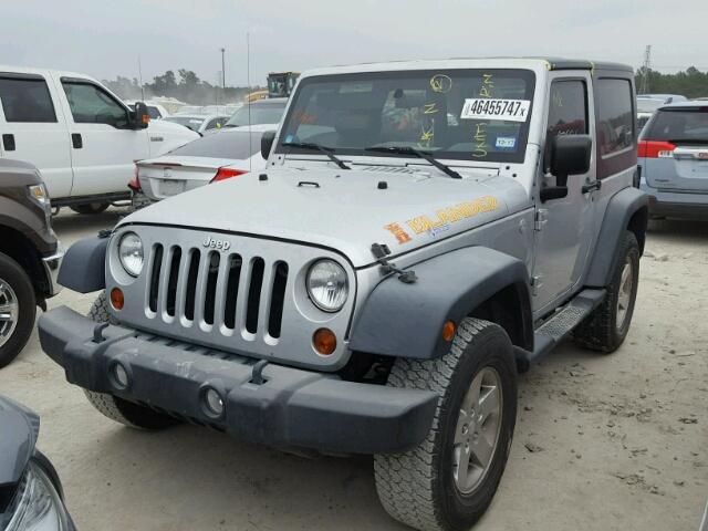 1J4AA2D16AL160216 - 2010 JEEP WRANGLER S SILVER photo 2