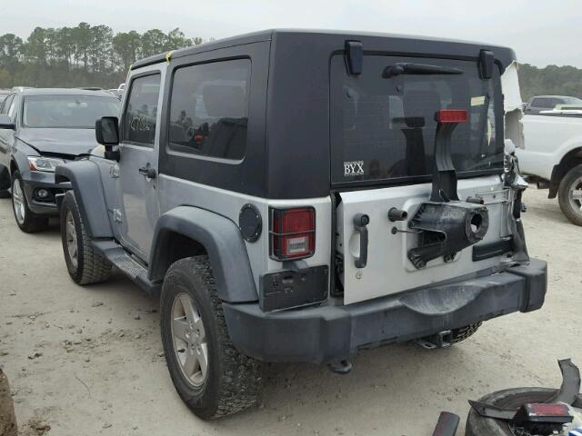 1J4AA2D16AL160216 - 2010 JEEP WRANGLER S SILVER photo 3